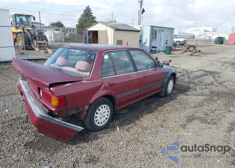 1989 Honda Civic Lx из США, поврежденный, VIN 1HGED3550KA108312